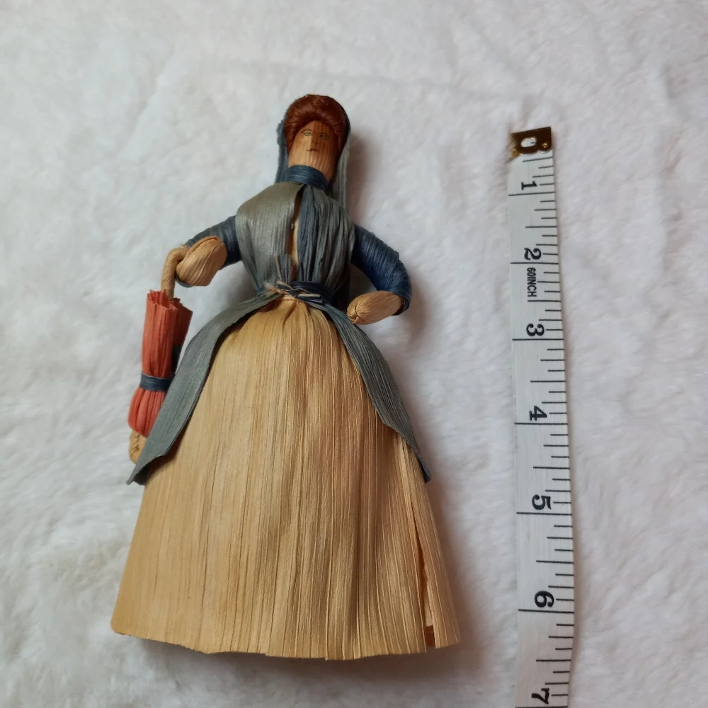 Vintage Artisan Handmade Cornhusk Doll